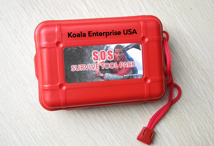 Survival Kit Emergency SOS Survive Tool Pack for Camping Hiking