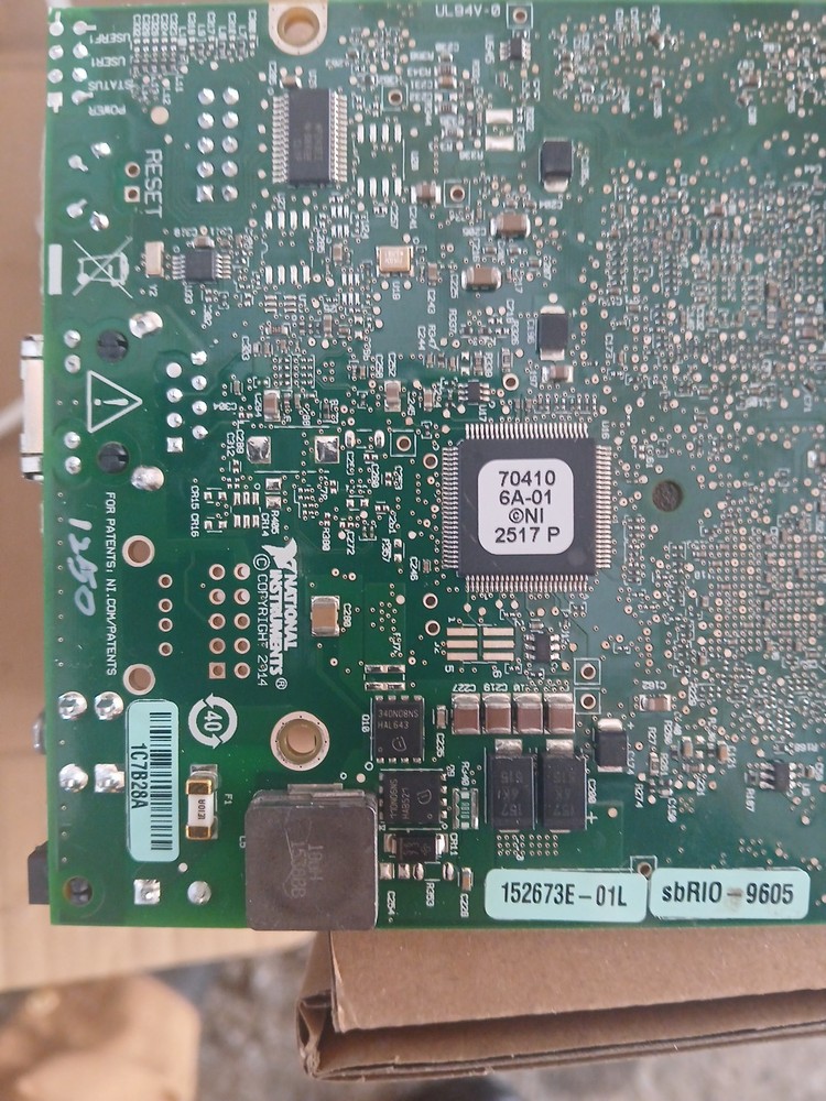 National Instruments (NI) sbRIO-9606 single-board controller.