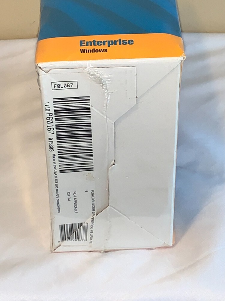 POWERSOFT POWER BUILDER ENTERPRISE WINDOWS VERSION 6 BRAND NEW