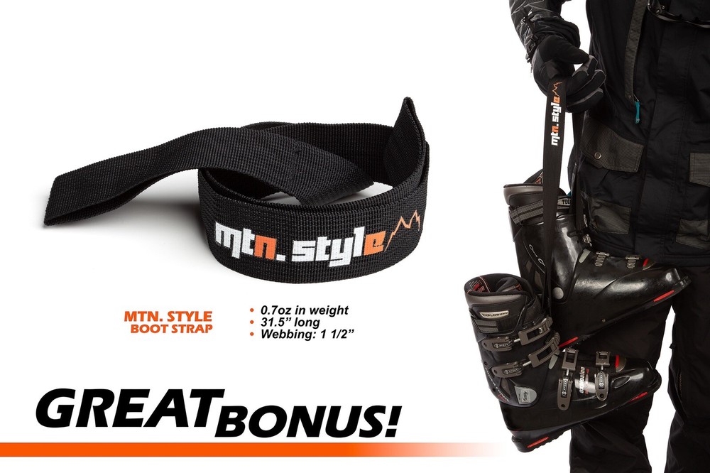 Mtn.Style Ski Strap Carrier and Boot Strap Included