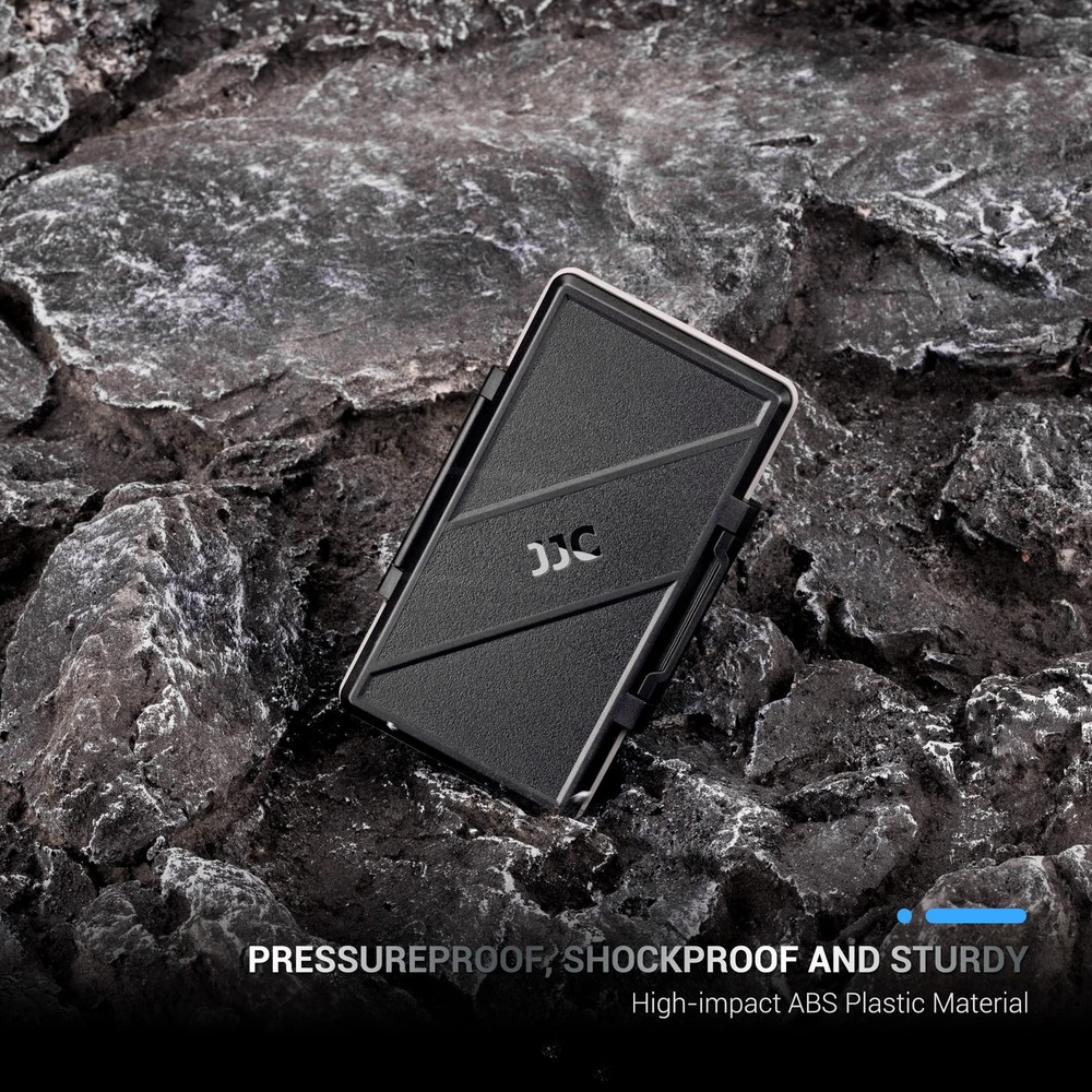 30 Slots Micro SD Card Case Water Resistant Shockproof Compact Organizer