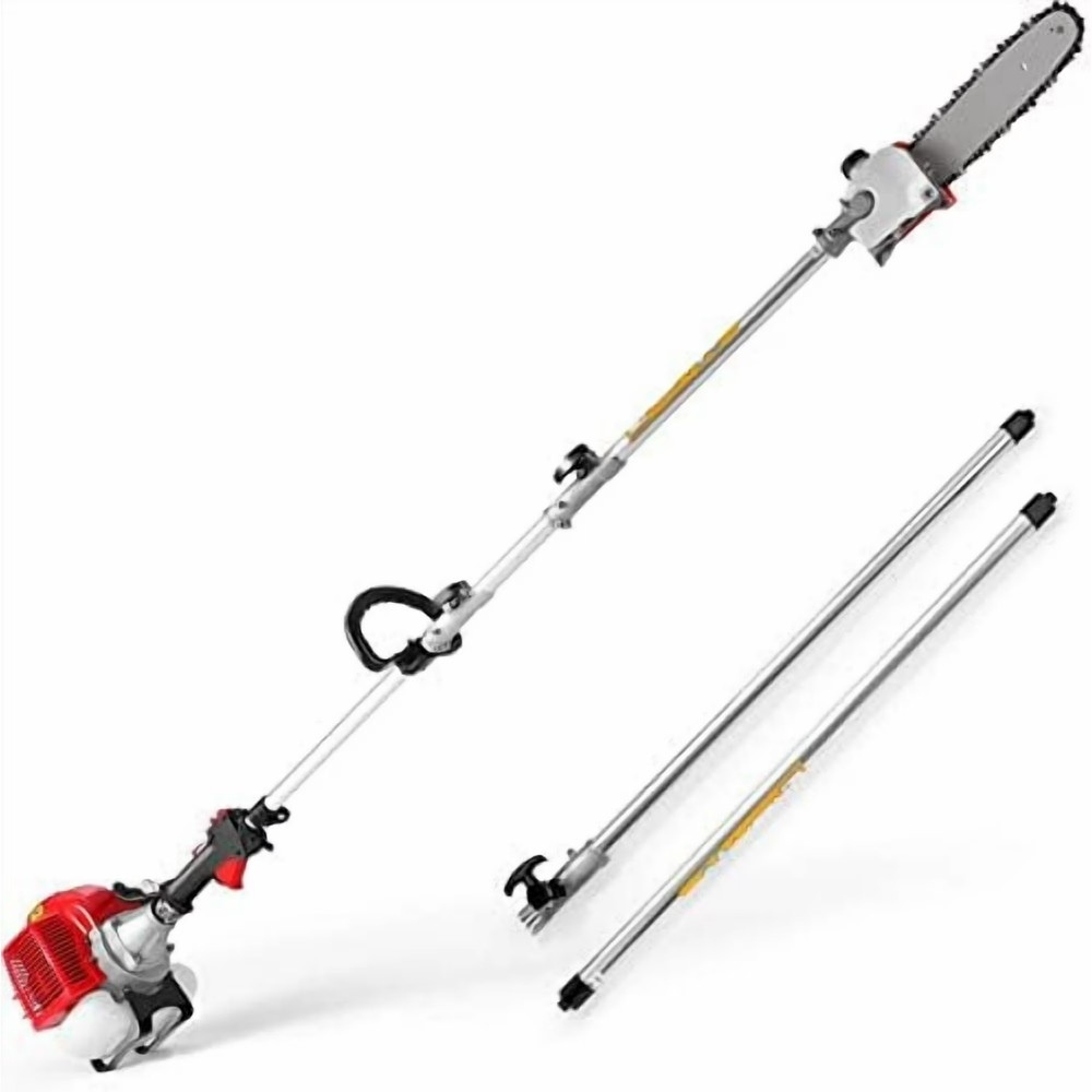 Upgraded Pole Saws Gas Powered 58CC 2 Cycle Extendable Pole Saws Tree Trimming