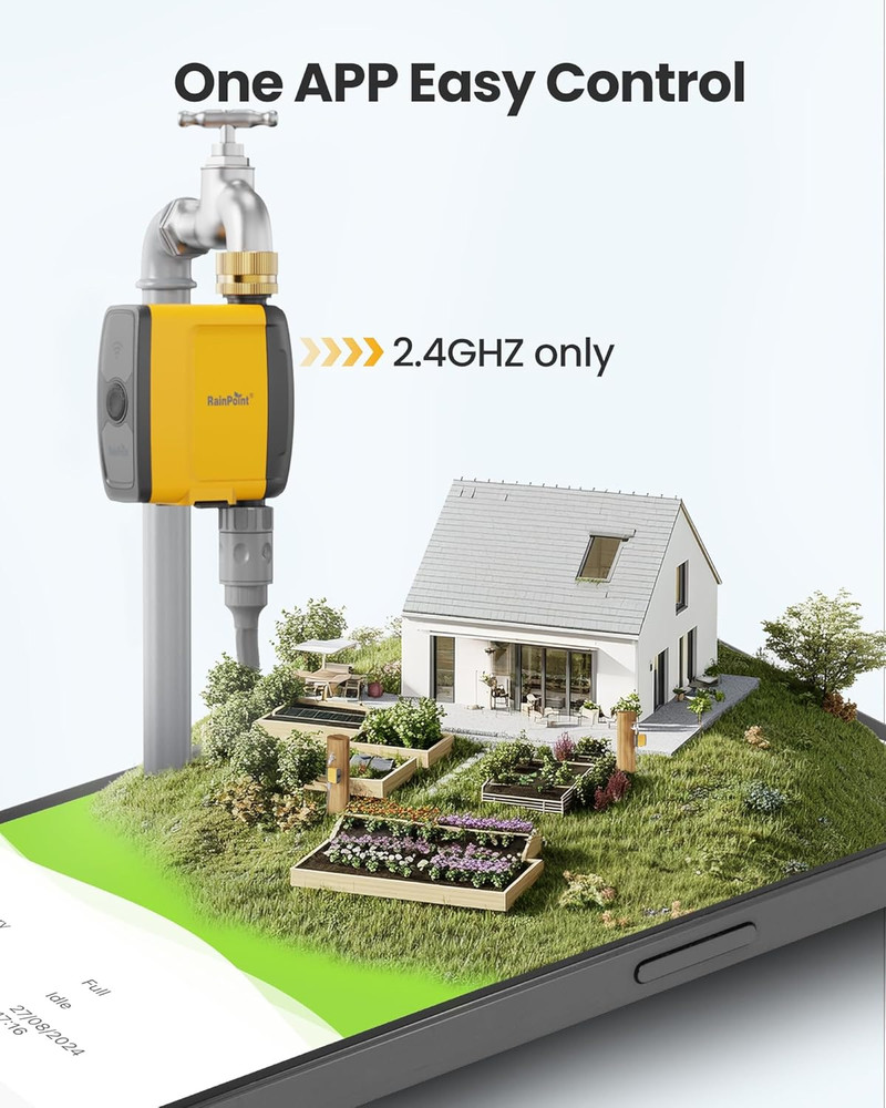Smart Wifi Water Timer with APP Control & Automatic Rain Delay