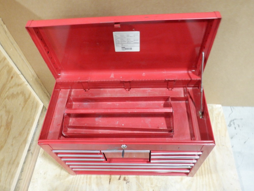 WESTWARD 10 DRAWER TOOLBOX WITH LOCK
