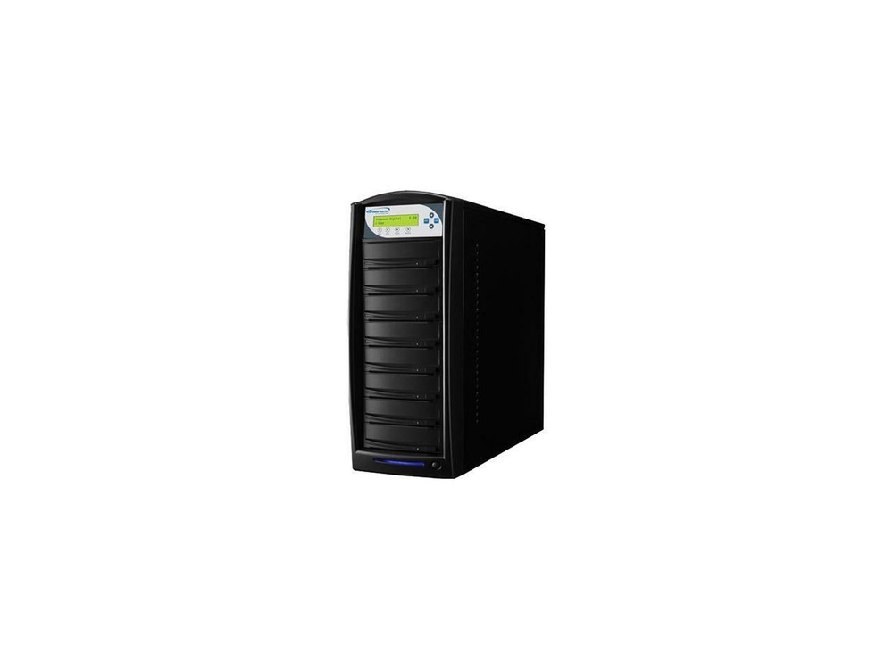 VINPOWER Black 1 to 7 128M Buffer Memory SharkCopier DVD/CD Tower Duplicator wit