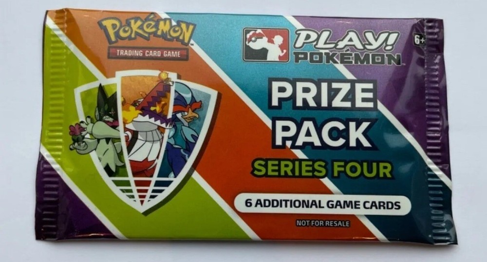 Pokemon Prize Pack Series Four Pack NEW SEALED!
