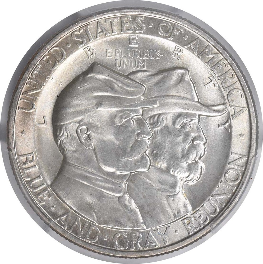 Gettysburg Commemorative Silver Half Dollar 1936 MS65 PCGS