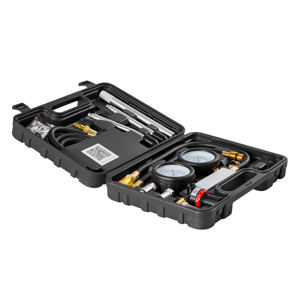 VEVOR Engine Cylinder Compression Tester Kit 0-100 PSI Leakage Detector Tool Kit