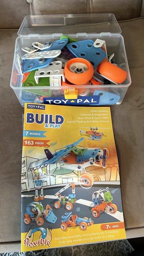 Toy Pal Build & Play STEM Building Toy Learning 7 Models Logical Thinking EUC