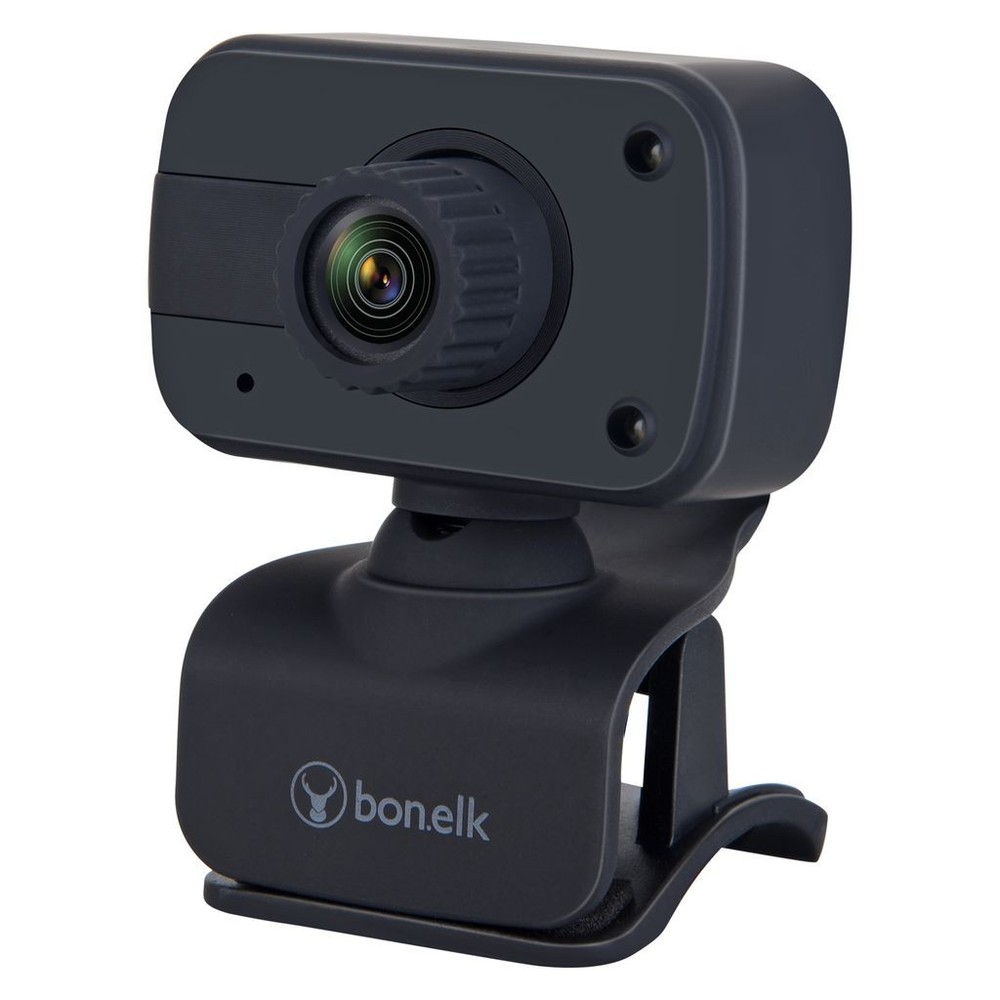 BonElk USB Webcam 1080p with LED lighting with Windows, Mac, Android