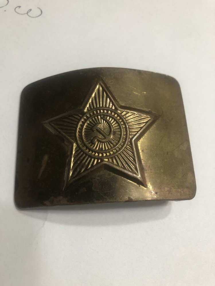 Belt Buckle Hammer And Sickle