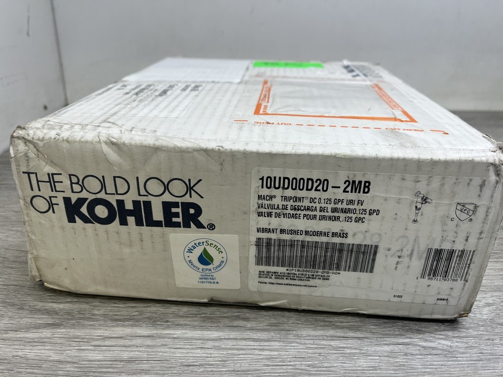 Kohler 10UD00D20-2MB Touchless urinal flushometer, DC-powered, 0.125 gpf