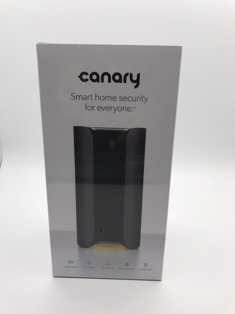 Canary Smart Home Security Camera - Black CAN100USBK | Open box