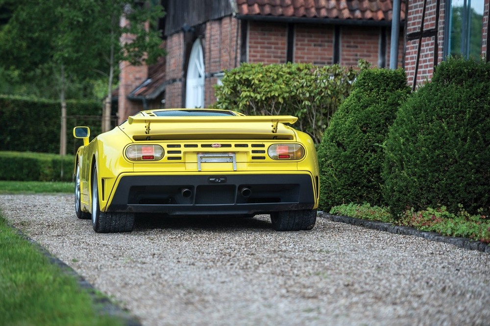 Cars 1993 bugatti eb110 Desk Mat Stitched