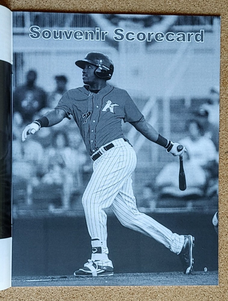 2017 Kannapolis Intimidators Program Yearbook/Scorecard & Team Photo ~ MiL