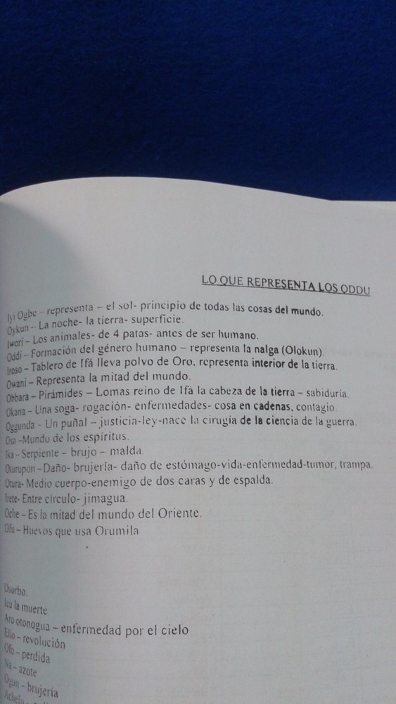Libro DICE IFA Religion Yoruba Ifa