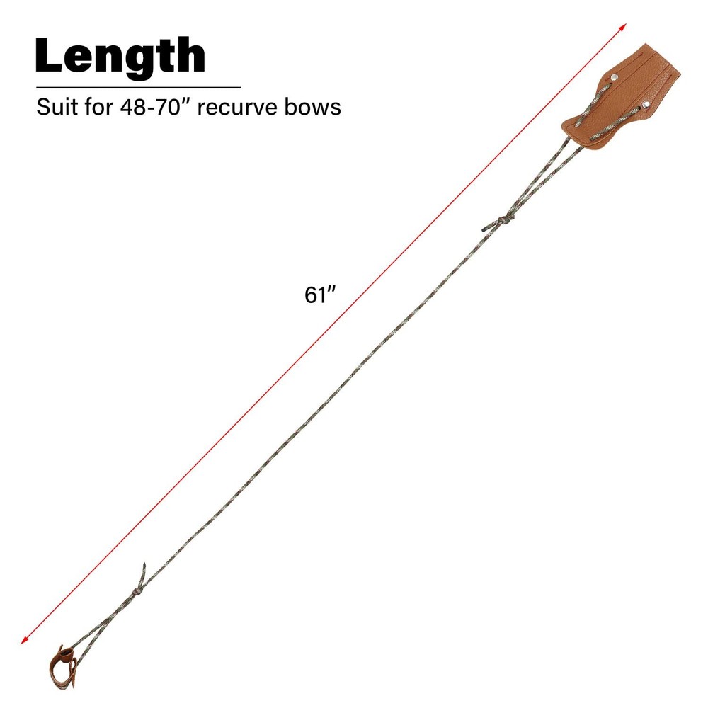 Archery Stringer Recurve Bow Stringer Tool, Longbow Stringer Tool to Install ...