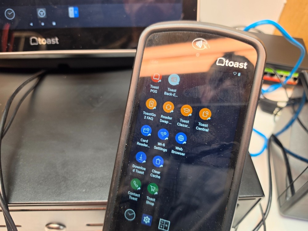 Complete Toast Flex System POS Screen, Customer Screen, Printer, Tap, Handheld