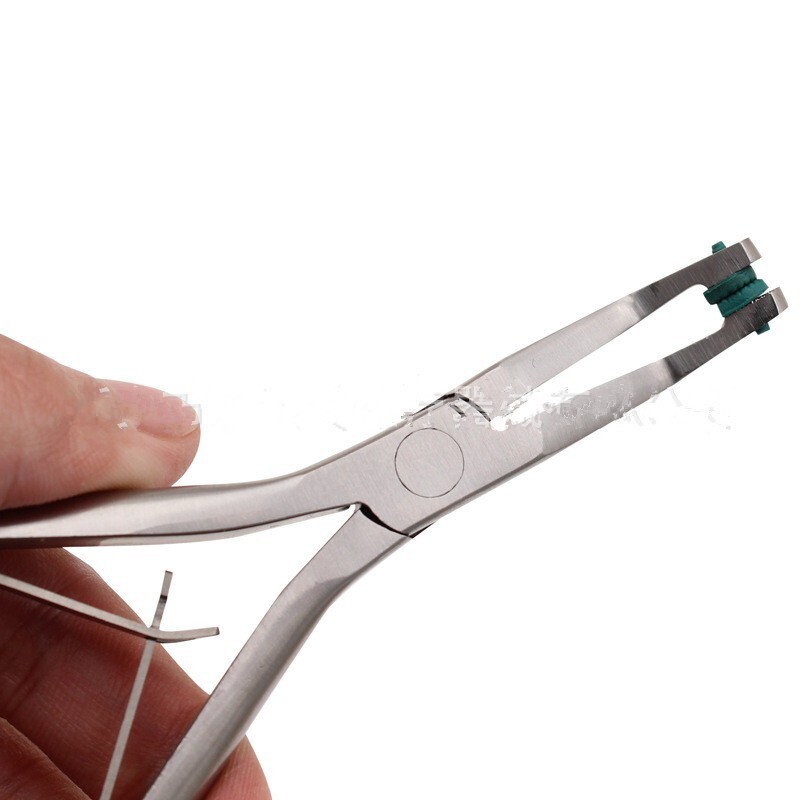 Temporary Crown Remover Forceps Pliers - Rubber Tips - Dental