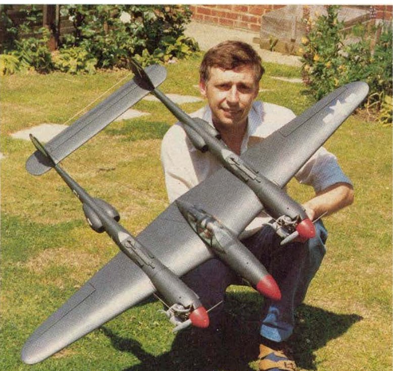Lockheed  P38 Lightning 52" Scale RC Model AIrplane Printed Plans