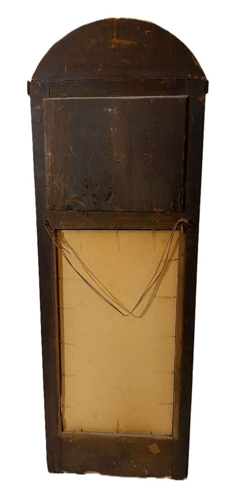 Antique Biedermeier Mahogany Pier Mirror