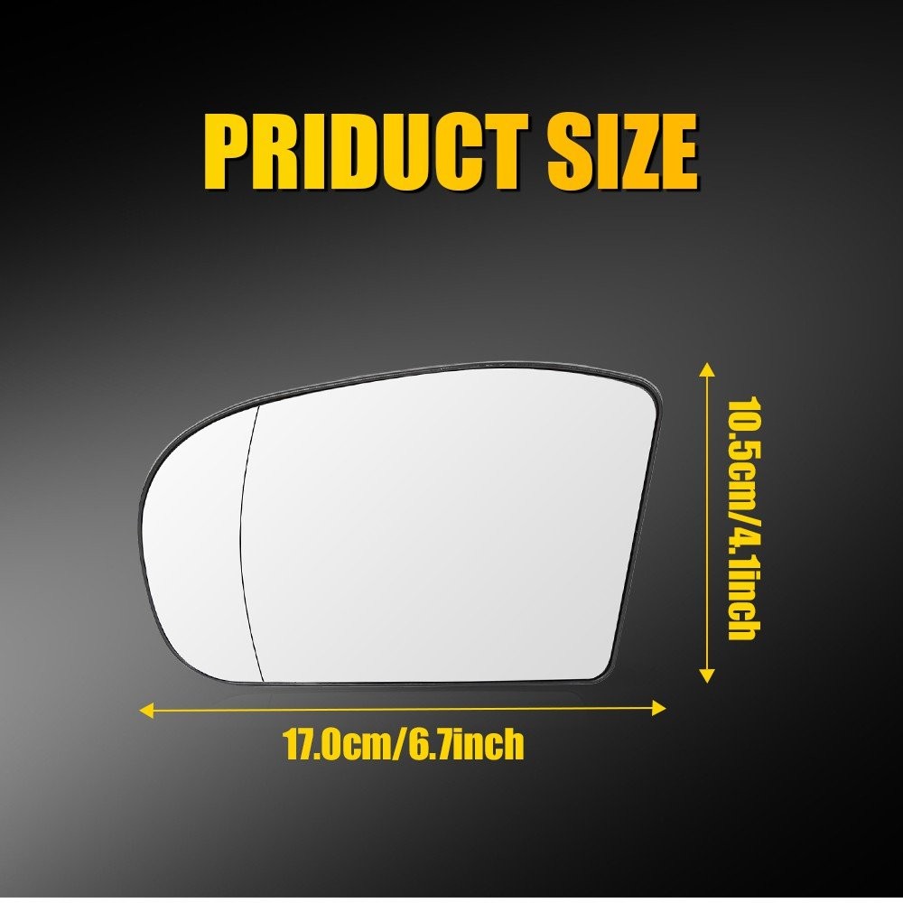 For 2003-2006 Mercedes W211 E320 E350 E500 Driver Left Mirror Glass OEM
