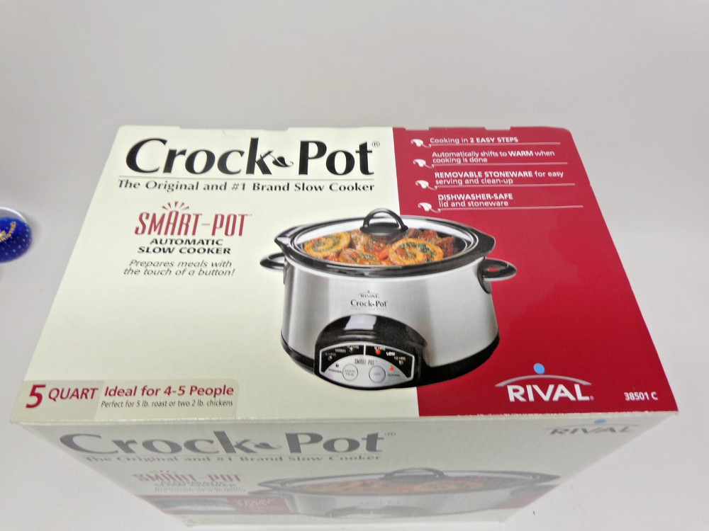 Rival 38501 C 5 qt Automatic Oval Crockpot