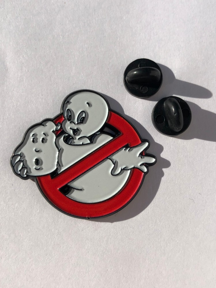 Casper Ghostbusters Mashup HAT PIN Lapel Brooch