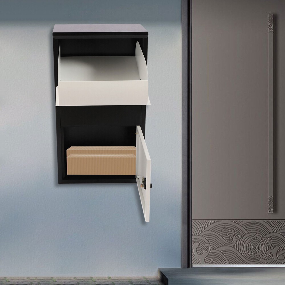 Package Delivery Box Mail Parcel Drop Mailbox Home Container Outdoor Code Lock