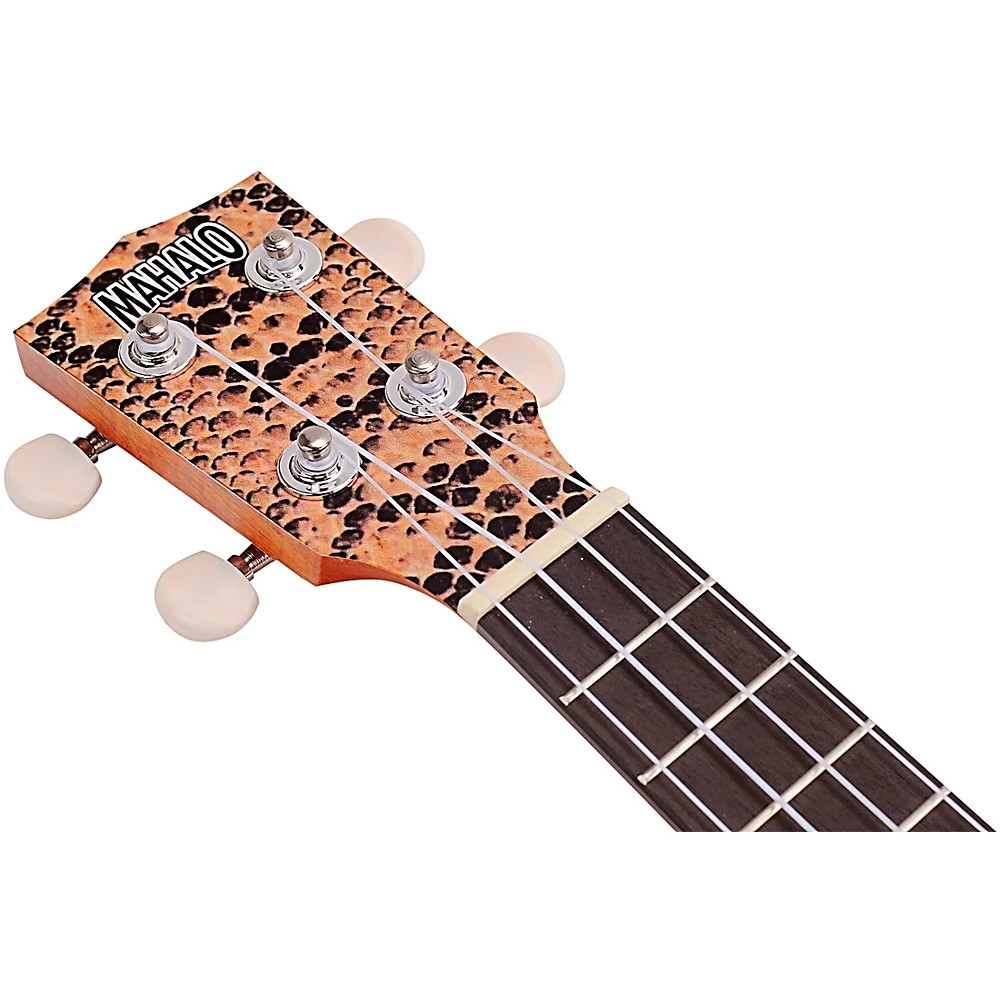 Mahalo Art II Soprano Ukulele With Bag Python Motif