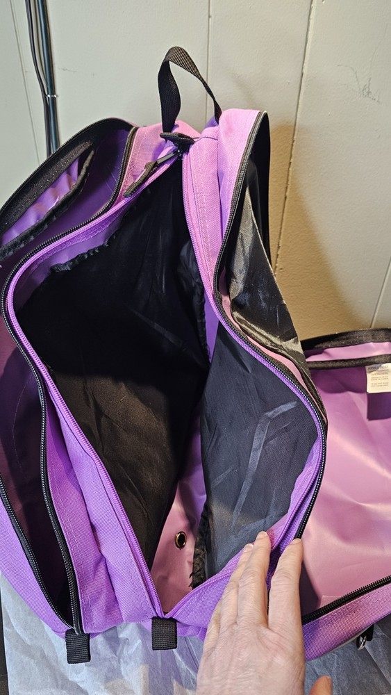 Athletico Purple Skate Bag For Inline Or Roller Skates. Missing Shoulder Strap
