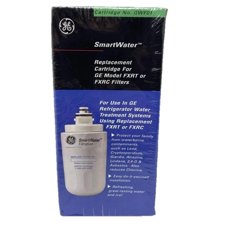 GE SmartWater GWF01 Replacement Cartridge For FXRT & FXRC Refrigerator Filter
