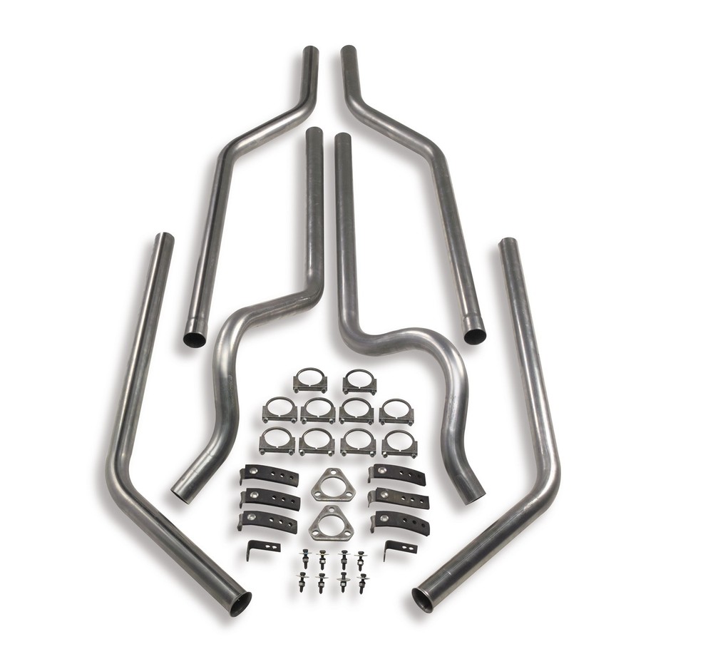 HOOKER HEADERS 16521HKR DUAL COMPETITION HEADER BACK EXHAUST SYSTEM KIT