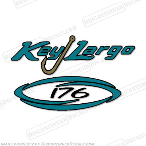 Fits Key Largo 176 Center Console Decal