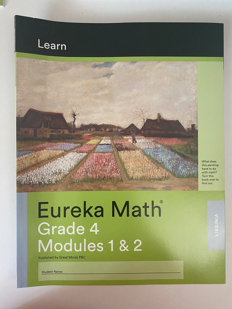 1 Eureka Math, Learn, Grade 4 Module 1 & 2, Curriculum Textbook, Brand New