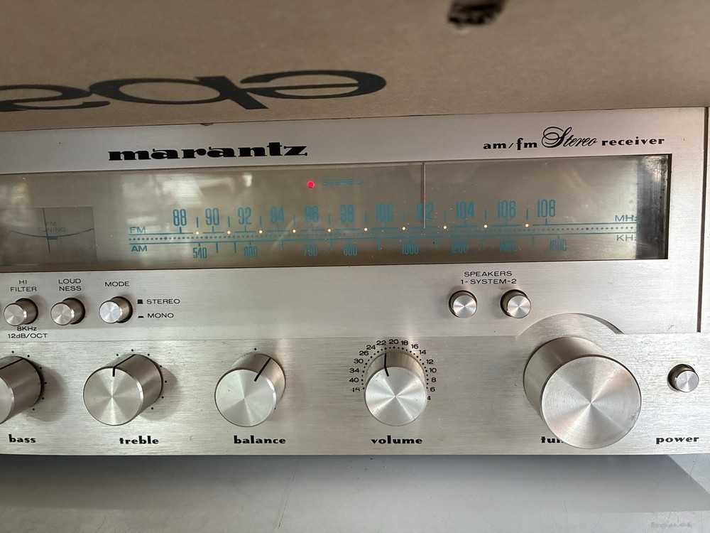 Marantz 1515 Stereo FM AM Receiver AMP Working