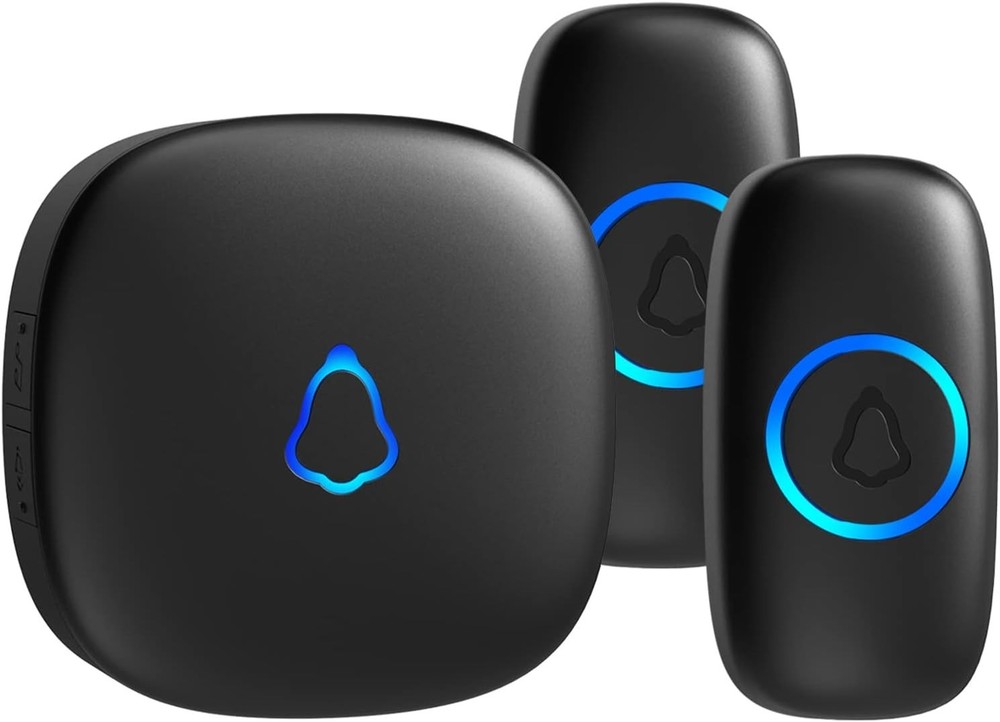 Long-Range Wireless Doorbell - 1,000ft, Weather-Resistant & Memory Function