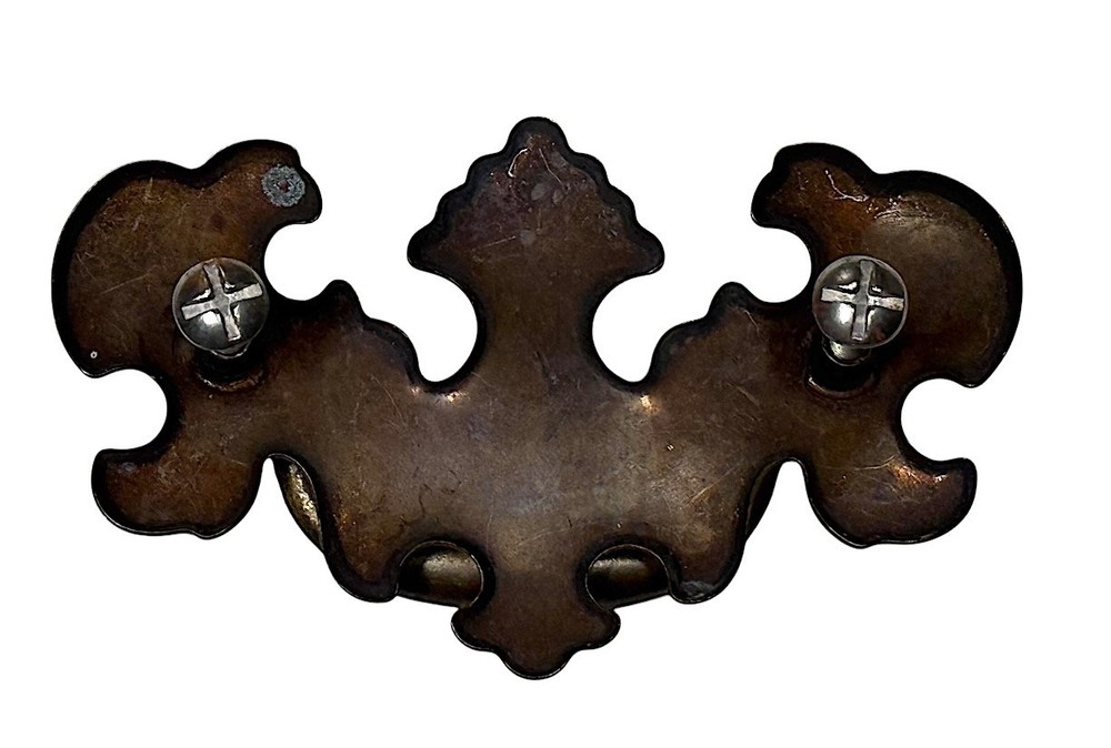 Chippendale Colonial Drawer Pulls Handles Batwing Metal Hardware 9 Total