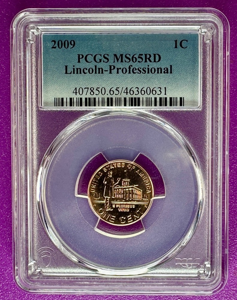 2009 1c Lincoln Professional Cent  PCGS MS65RD (631)