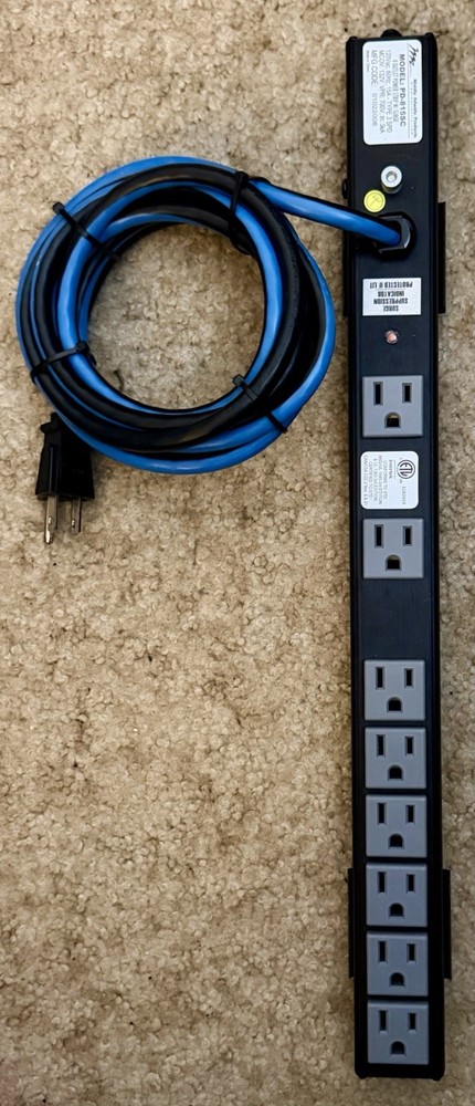 Middle Atlantic PD-815SC Surge Protected High-Density Slim Power Strip