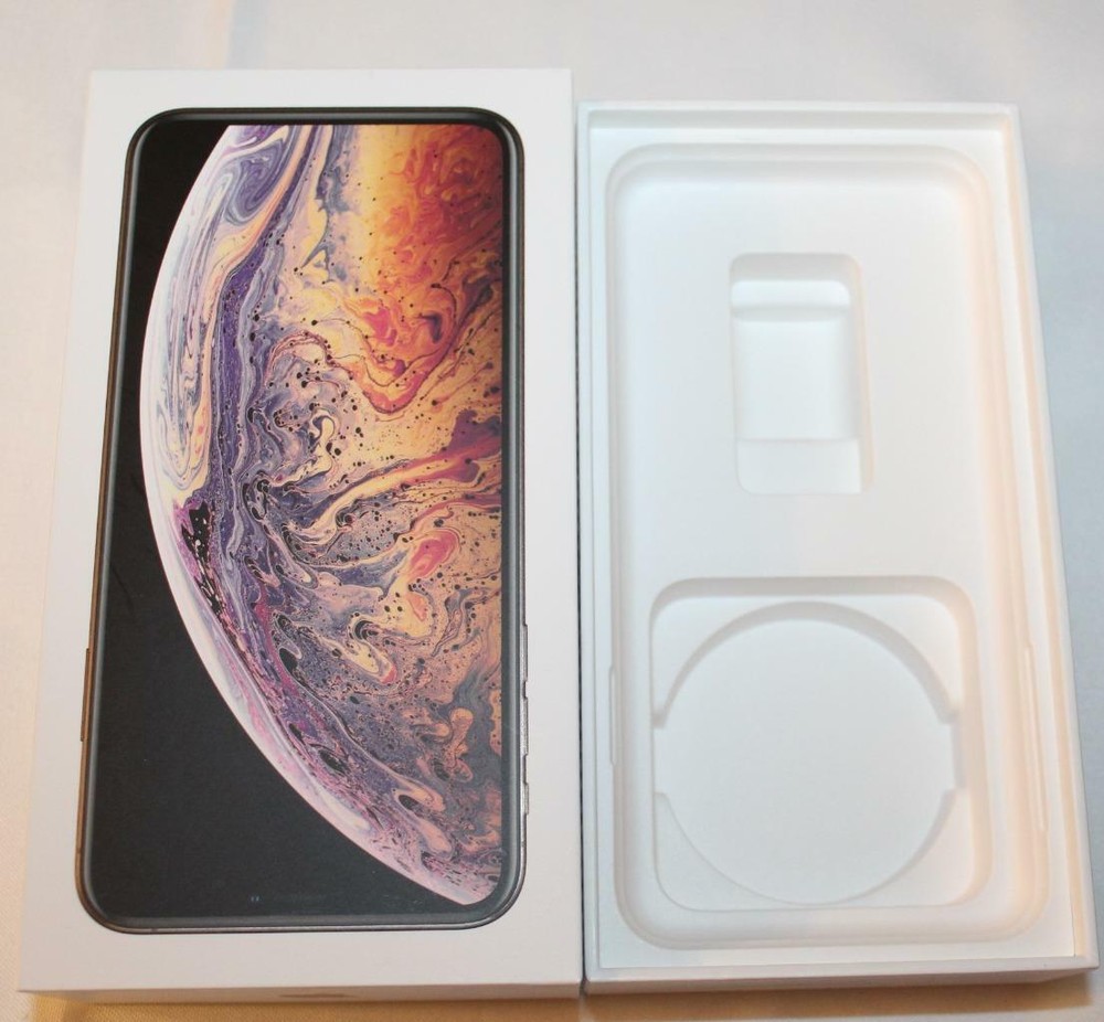 Three (3) EMPTY Apple iPhone Boxes iPhone 6 Xs Max & 8 Paperwork Earpods Holder