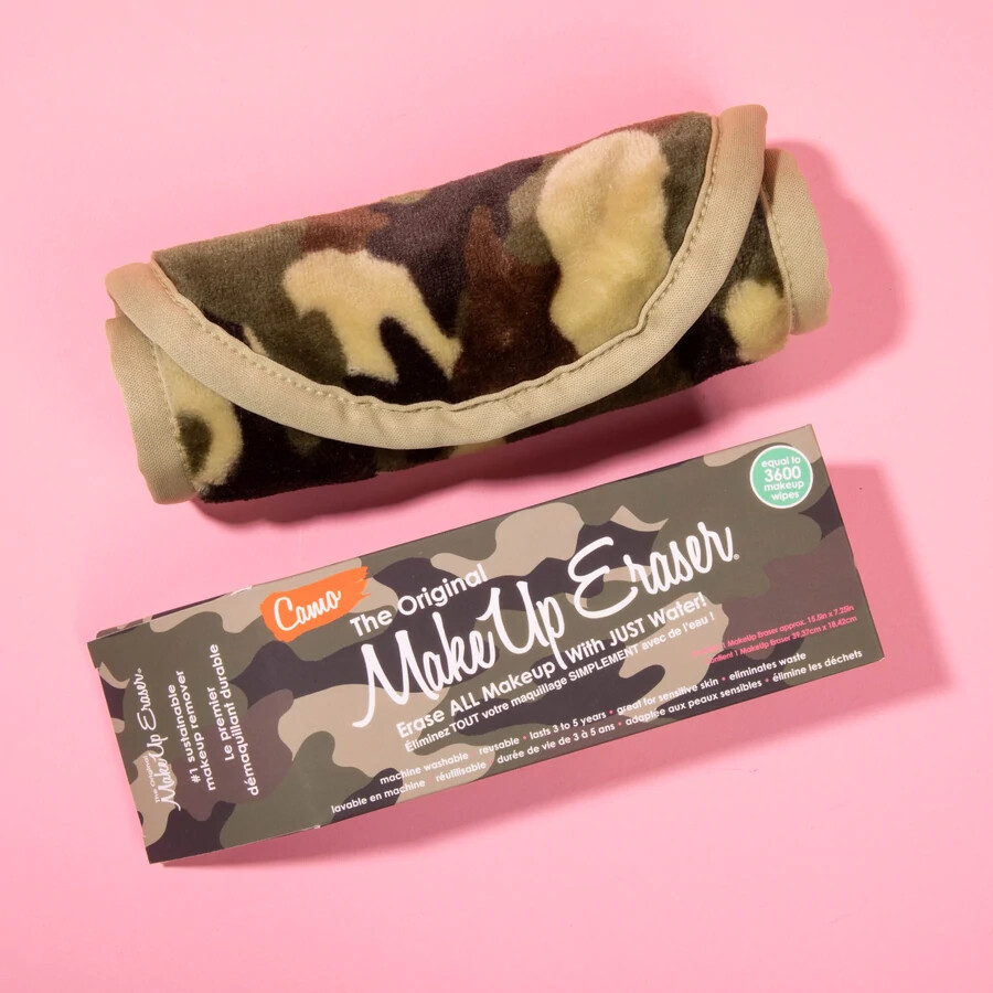 The Original MakeUp Eraser Full Size Camo Print Machine Washable