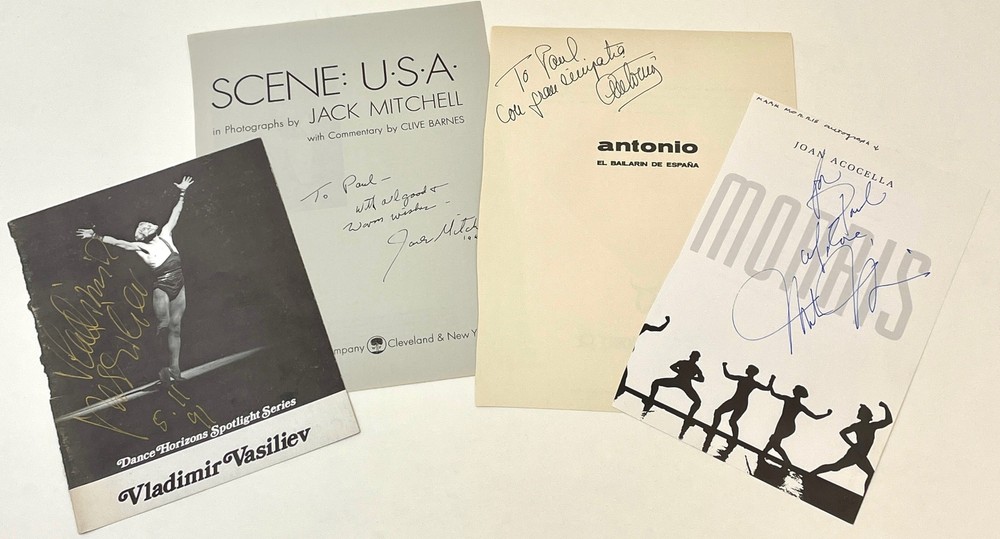 [Dance] Signed Documents- JAMISON, MORRIS, JONES, BARYSHNIKOV ETC