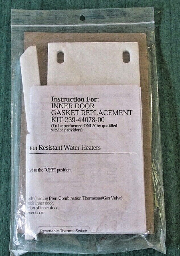 Bradford White Water Heater - INNER DOOR GASKET REPLACEMENT - 239-44078-00 - NEW
