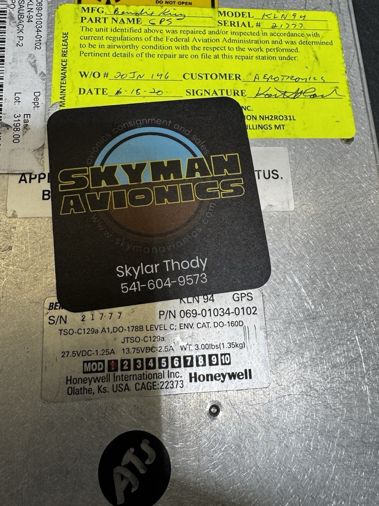 Bendix King KLN 94 Color GPS