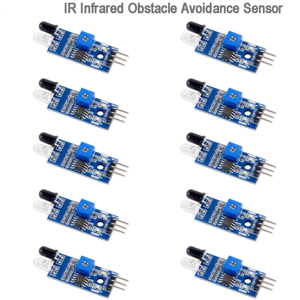 10PCS Smart Car Robot IR Infrared Obstacle Avoidance Sensor Replacement