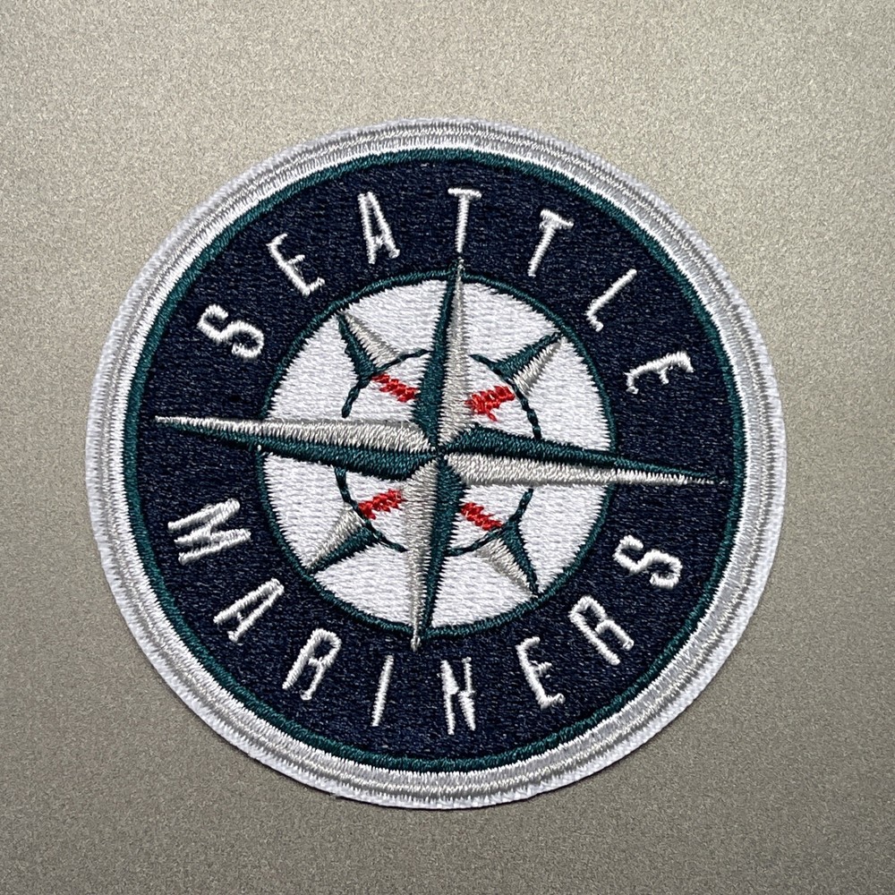 Seattle Mariners Patch Embroidered Iron 2.75x2.75 Inch