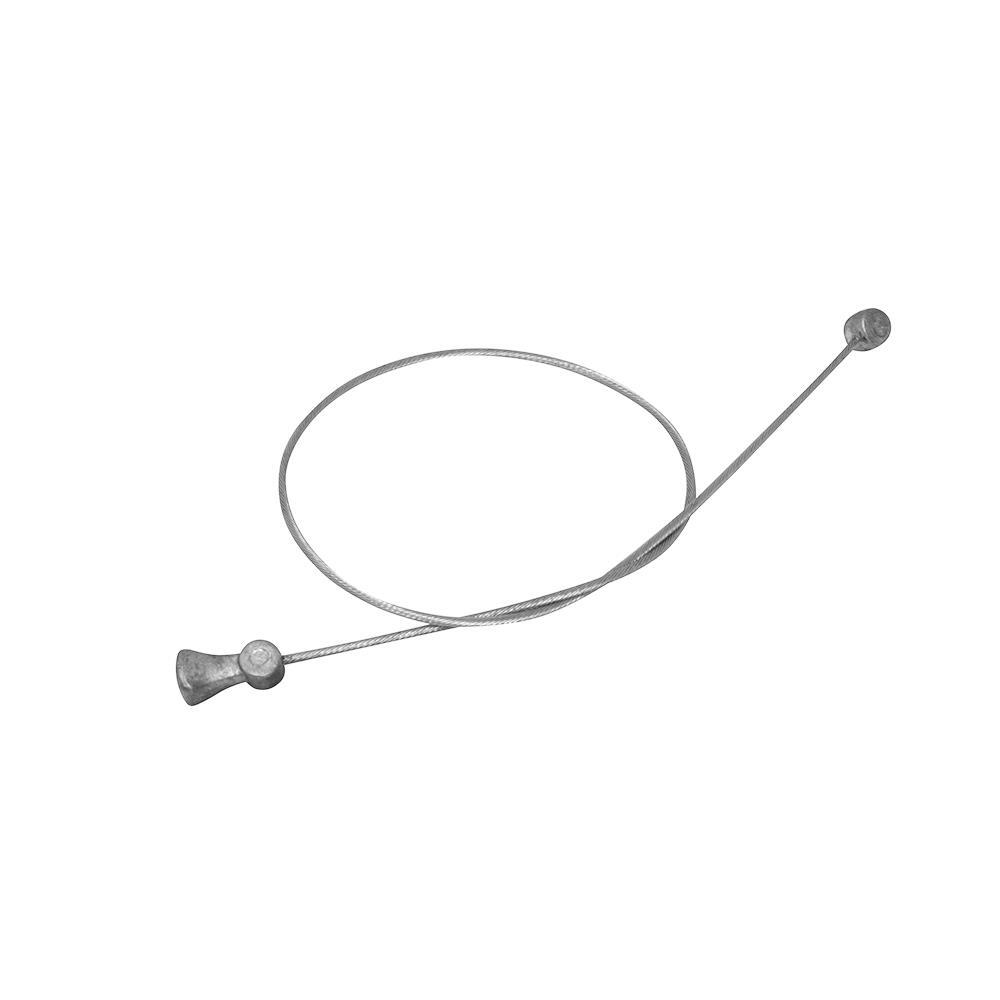 PRO+ 330MM LONG BRAKE STRADDLE CABLE WIRE DOUBLE BARREL SILVER