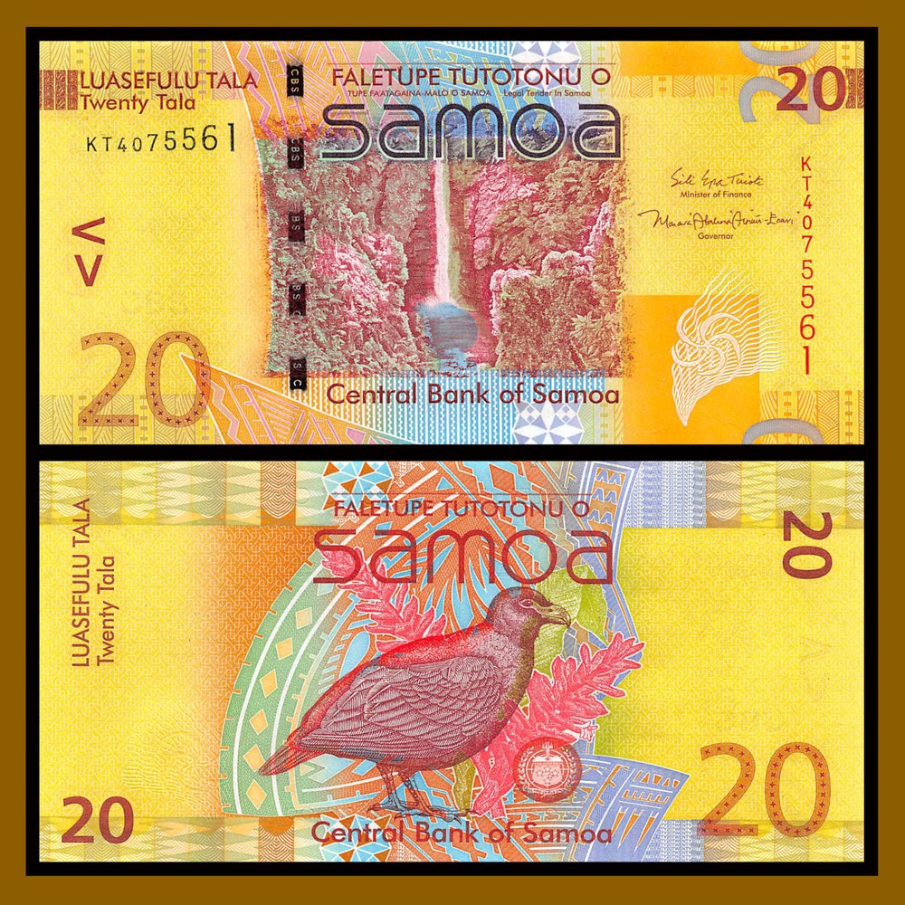Samoa 20 Tala, 2008 P-40 Unc