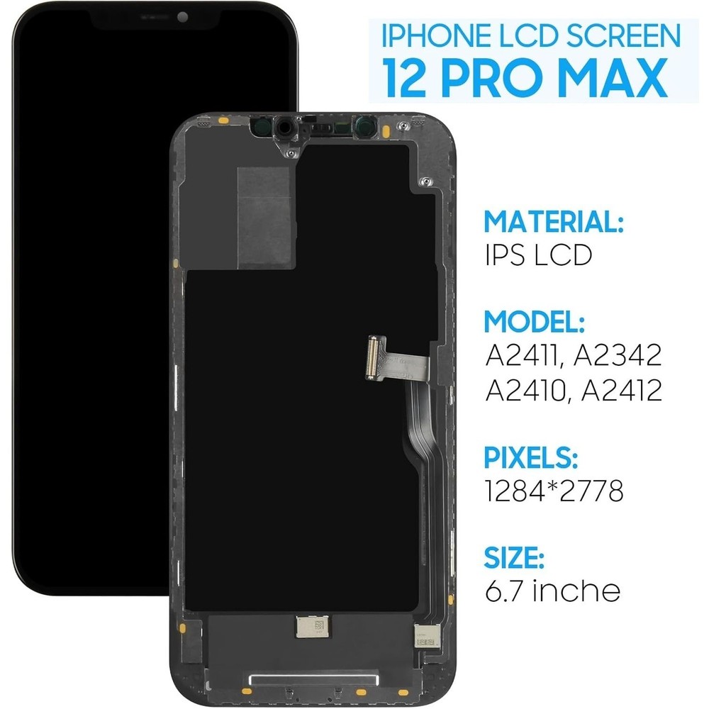 For iPhone 12 Pro Max Screen Replacement LCD Touch Display Digitizer Assembly